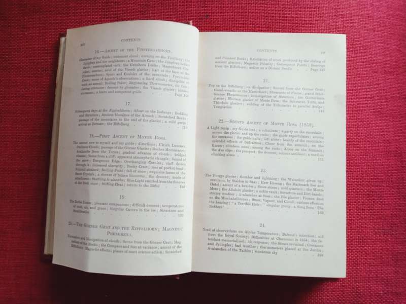 The Glaciers of the Alps by John Tyndall. 1896. Hardcover, no jacket. Good condition. 445 pp.