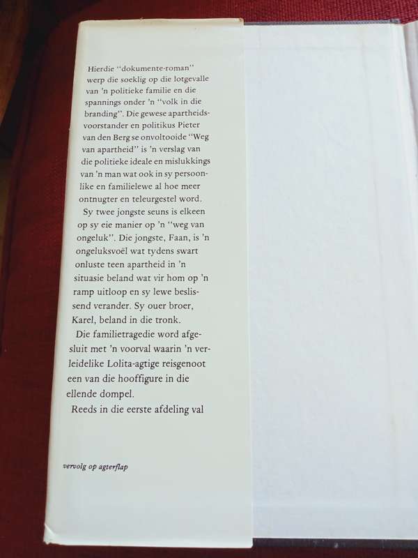 Die Verlore Vader deur JC Steyn. Eerste uitgawe 1985. H/B met stofomslag. 217 pp.
