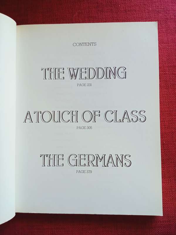 Fawlty Towers, Book 2, by John Cleese & Connie Booth. 1st ed 1979. S/C. Large format. 455 pp.