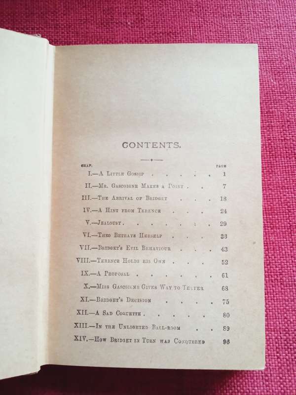 A Conquering Heroine by Mrs Hungerford. Circa 1890. Hardcover. Small format. 102 pp.