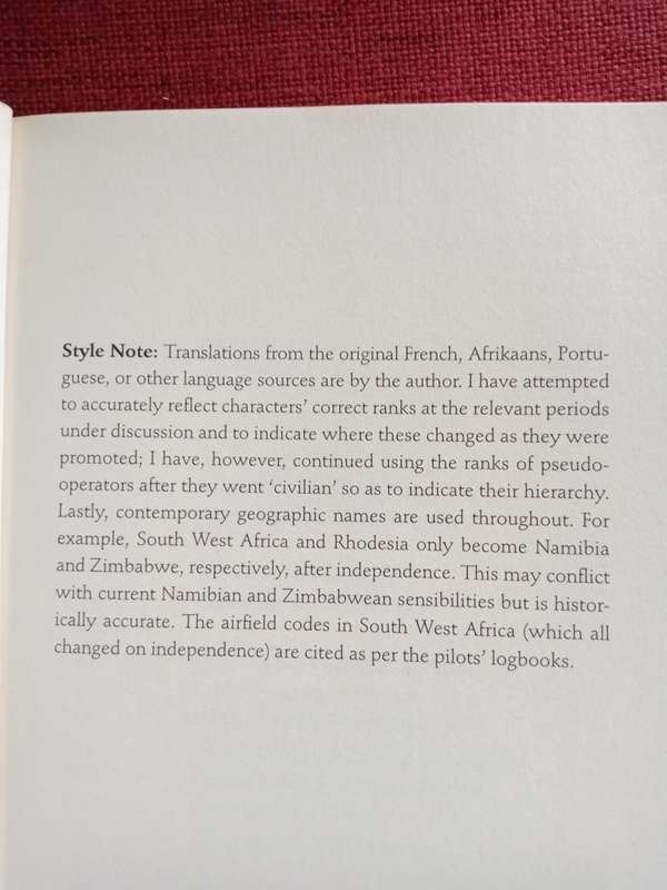 Death Flight: Apartheid´s Secret Doctrine of Disappearance. First edition 2020. S/C. 325 pp.