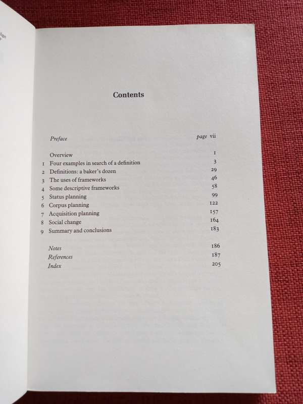 Language Planning and Social Change by Robert L Cooper. First edition 1989. Softcover. 216 pp.