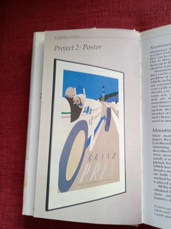 Picture Framing Techniques by Mark Lister. First edition 1987. Small format. H/C. 76 pp.
