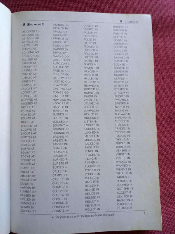Finweek Book of Phrases for Cryptic Crosswords, Standard and Reverse, by Jack Dunwoody. 2008. S/C.