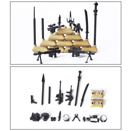Minifigures SWAT Team With Military Weapons & Accessories 100% LEGO Compatible