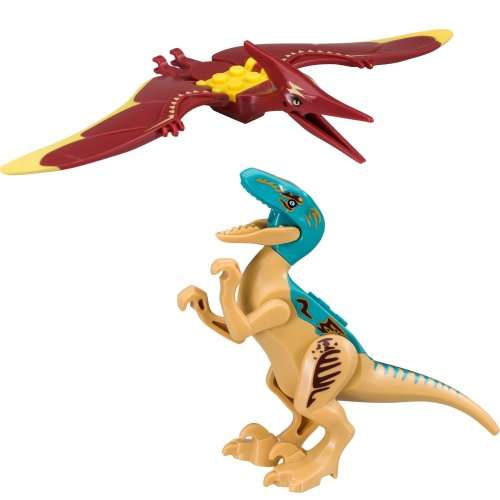 Jurassic Dinosaur Building Block Set 100% LEGO Compatible - Set of 8