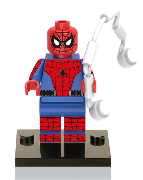 Set of 8 Superhero Lego -compatible Minifigures