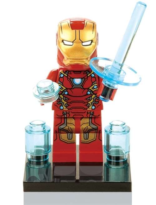 Set of 8 Superhero Lego -compatible Minifigures