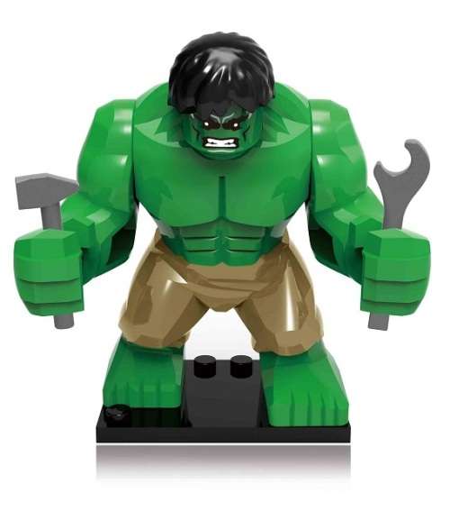 Set of 8 Superhero Lego -compatible Minifigures