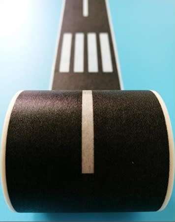 Road Car Tape - Great for Kids, 5m Sticker Roll for Cars, Stick to Floors and Walls, No residue