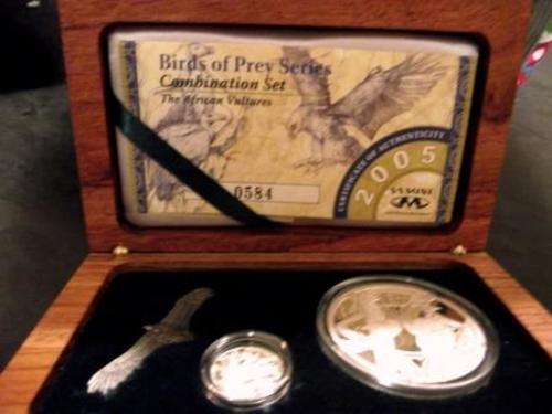 Silver set of coins from SA mint