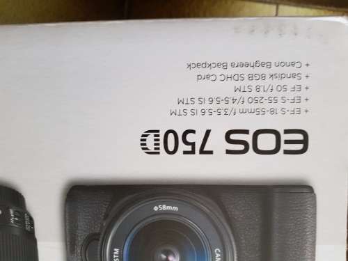 Canon EOS 750D DSLR Create Bundle **BRAND NEW SEALED**