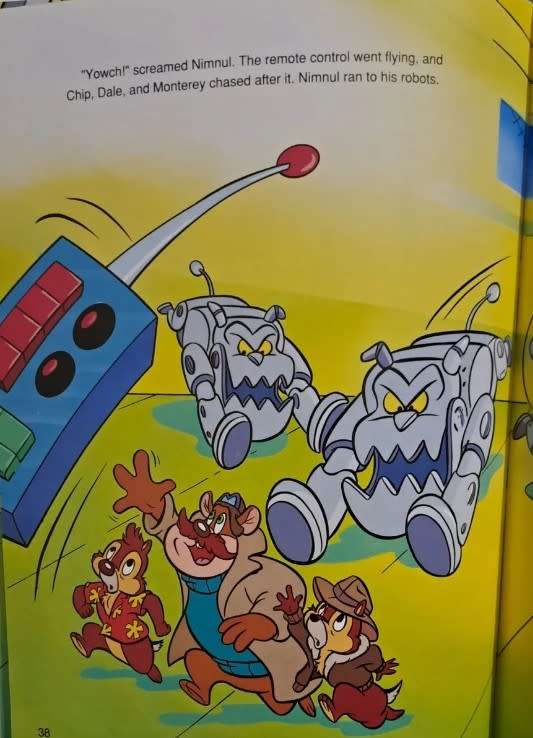 Walt Disney Chip & Dale rescue rangers Catteries not included kids children youngster story book