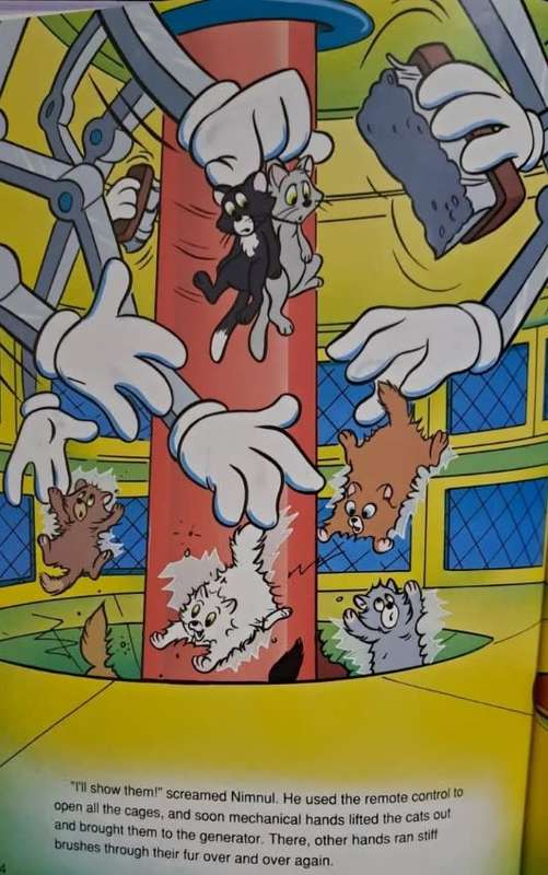 Walt Disney Chip & Dale rescue rangers Catteries not included kids children youngster story book