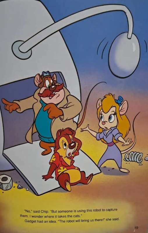 Walt Disney Chip & Dale rescue rangers Catteries not included kids children youngster story book