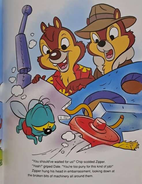 Walt Disney Chip and Dale rescue rangers Fake me to your leader