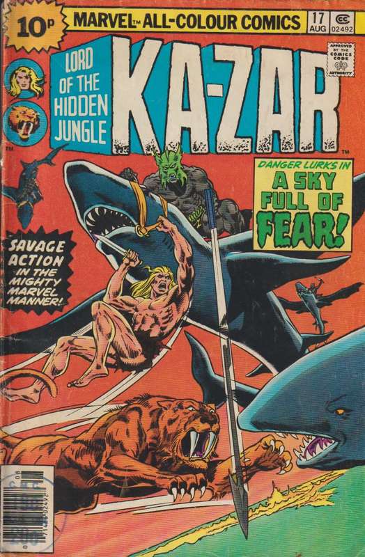 Marvel comics Ka-Zar (1974 2nd Series) #17 rare vintage collectable comic