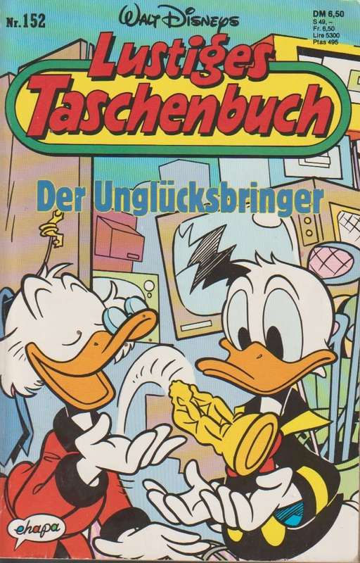 Walt Disney Jumbo book #152 - Lustiges Taschenbuch 1990 German kids comic book