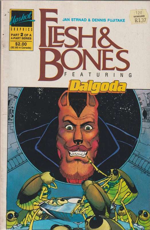 Upshot Graphics comics - Flesh & Bones (1986) #2 vintage rare old collectable (DC Marvel)