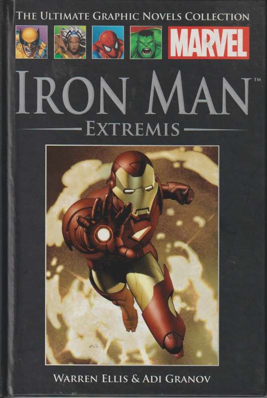 Marvel comics Iron Man Extremis HardCover Graphic Novel (DC collectable) rare