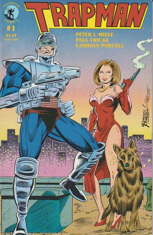 Phantom Comics Trapman #1 (1994) comic book old rare vintage collectable