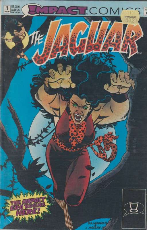 Impact Comics The Jaguar #1 (1991) comic book  rare old vintage collectable