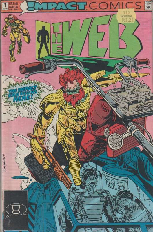 Impact Comics The web #1 (1991) comic book rare old vintage collectable