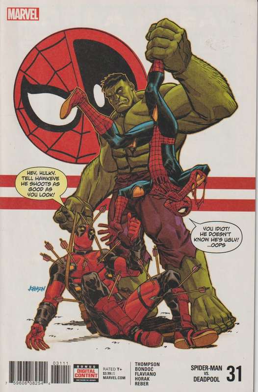 Marvel Comics Spider-Man SpiderMan Deadpool (2016) #31 rare collectable