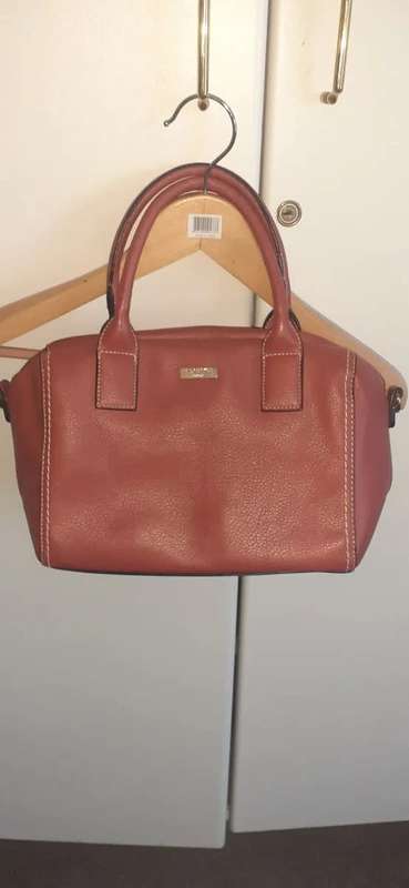 Red Cuckoo Of London Burnt Orange Handbag ladies girls female women