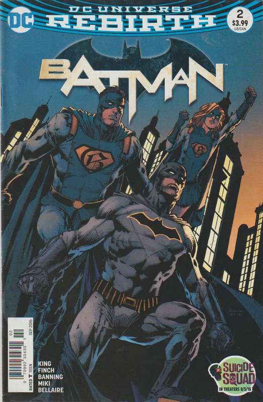 DC Comics Batman #2A (2016) 3rd Series collectable rare