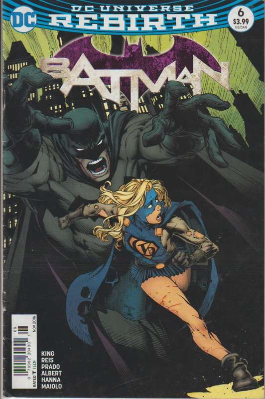 DC Comics Batman #6A (2016 ) 3rd Series collectable rare