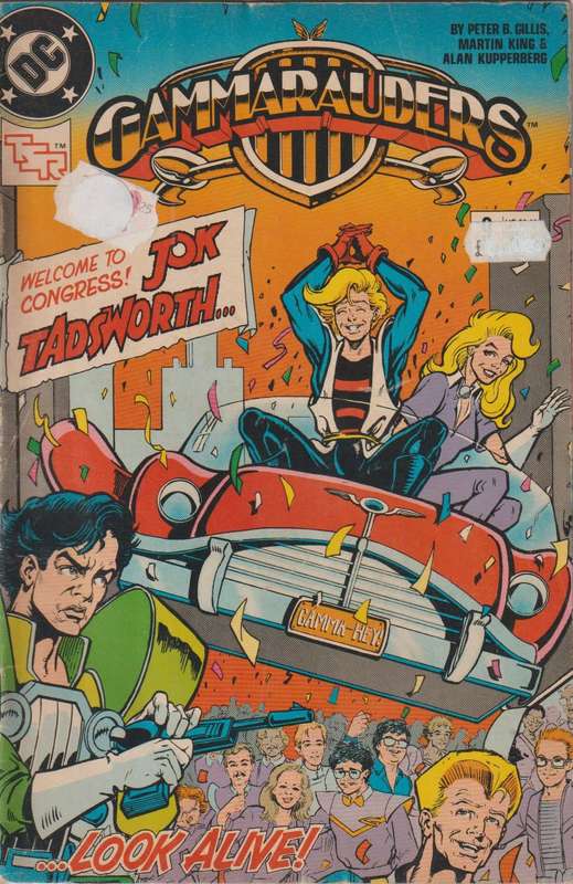 DC Comics Gammarauders #9 (1989) Look Alive rare vintage old collectable