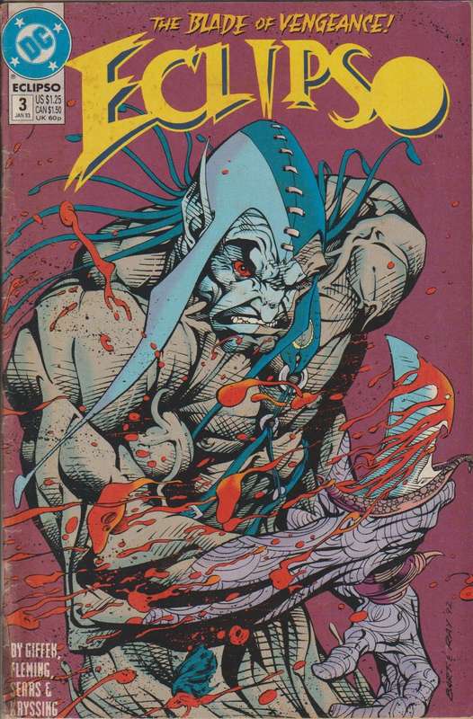 DC Comics Eclipso #3 (1992) The Blade Of Vengeance vintage rare