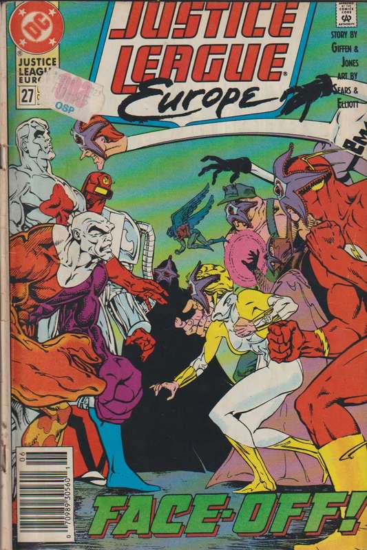 DC comics Justice League Europe (1989) #27 vintage rare collectable