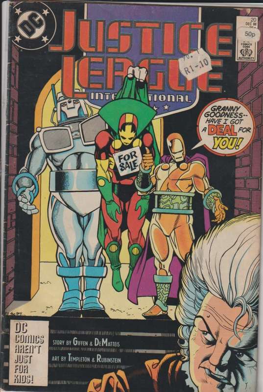 DC Comics Justice League America (1987) #20 old rare vintage collectable