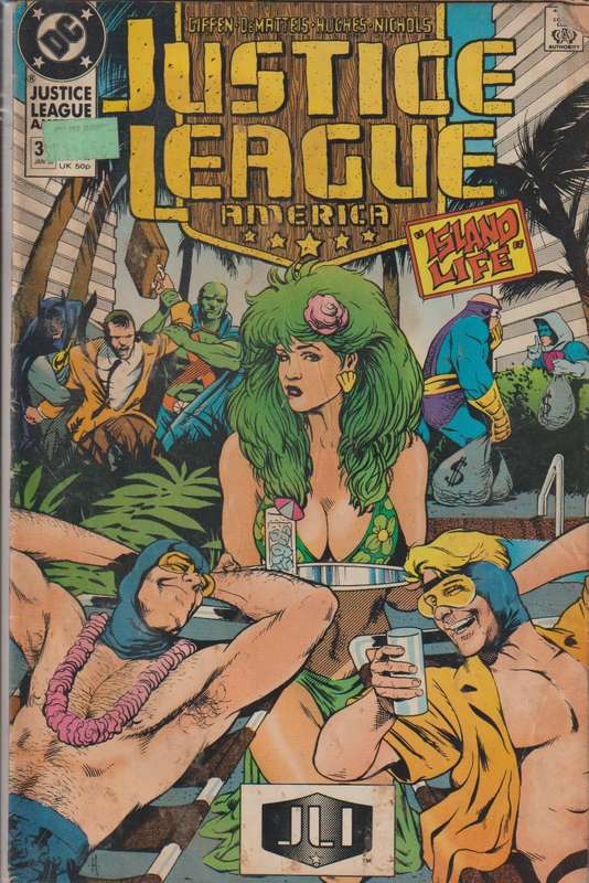 DC Comics Justice League America (1987) #34 old rare vintage collectable