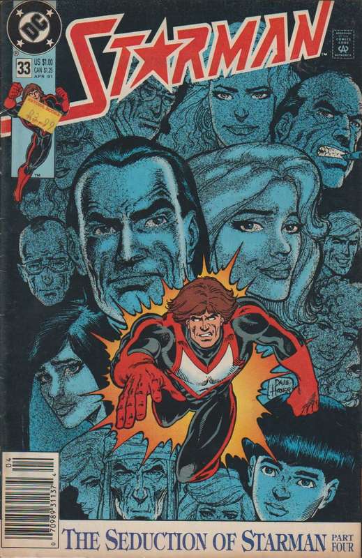 DC Comics Starman (1988 1st Series) #33 rare old vintage collectable