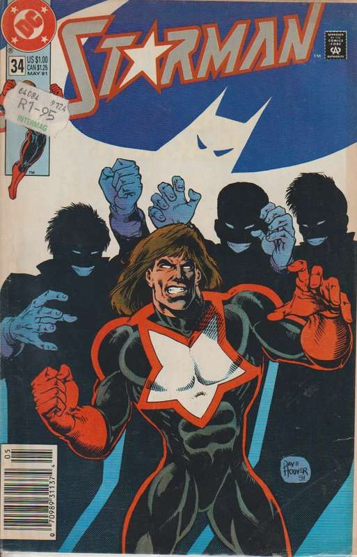 DC Comics Starman (1988 1st Series) #34 rare old vintage collectable