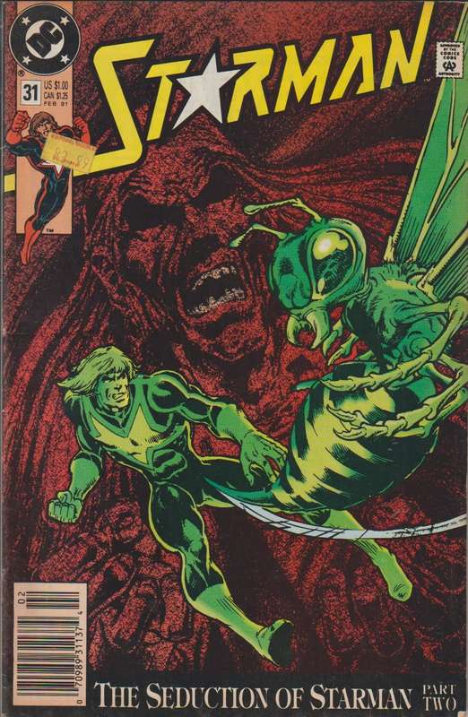 DC Comics Starman (1988 1st Series) #31 rare old vintage collectable