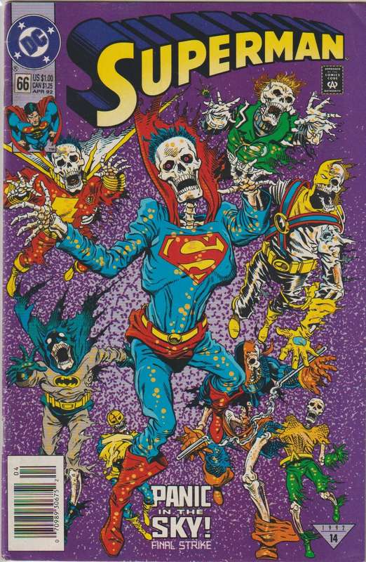 DC Comics Superman (1987 2nd Series) #66 rare old vintage collectable