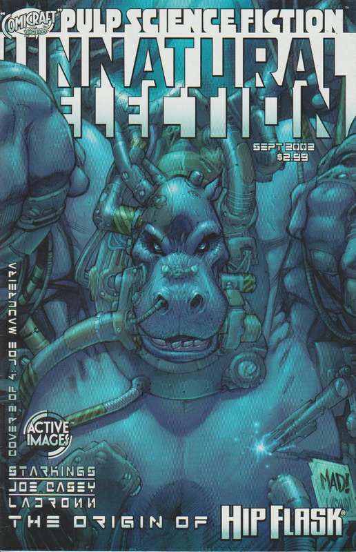 Comicraft Comics  Hip Flask Unnatural Selection (2002) #1B (marvel DC rare collectable)