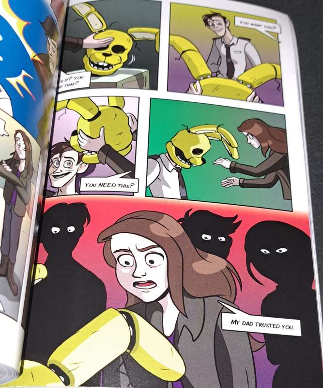 Five Nights at Freddy`s THE SILVER EYES Graphic Novel comic book 2020 collectable