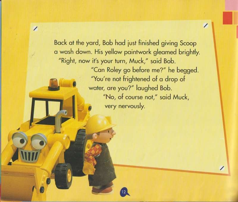 Bob the Builder Mucky Muck soft cover classic kids children`s story book