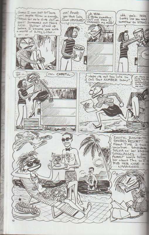 At Work & Play with Bitchy Bitch 1996 Fantagraphics A Naughty Bits Collection #1 (not for kids)