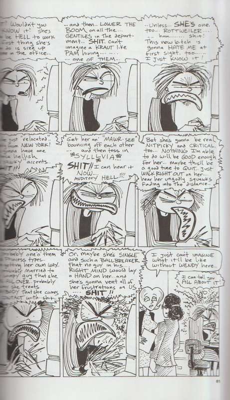At Work & Play with Bitchy Bitch 1996 Fantagraphics A Naughty Bits Collection #1 (not for kids)
