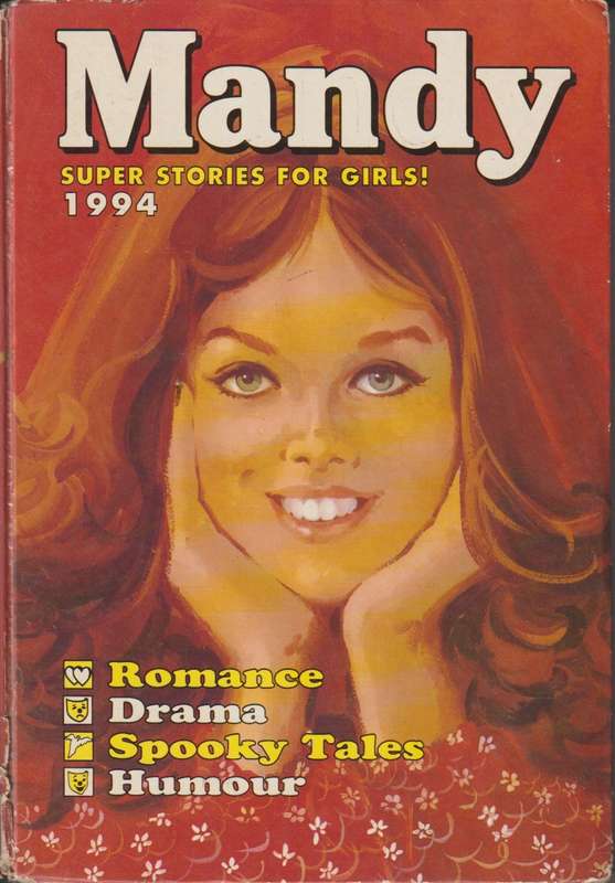 Mandy Annual For Girls 1994 (Hardcover) collectable vintage old rare book comic cartoon