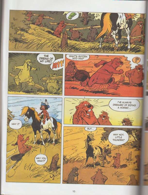 Yakari and The Beavers Cartoon comic book (2005) rare collectable.