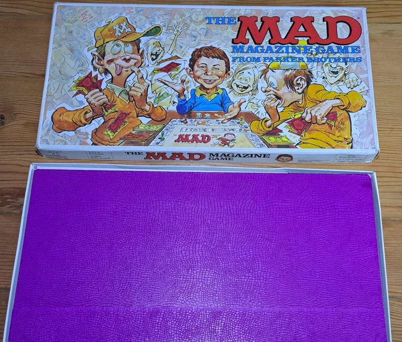 The Mad Magazine comic board game (1979) old vintage very rare collectable