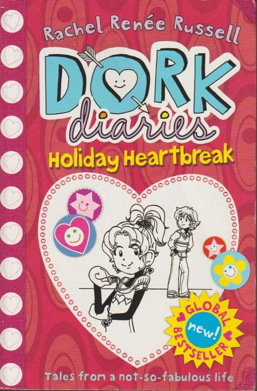 Dork Diaries Holiday Heartbreak paperback book girl teen teenager reading 346 pages