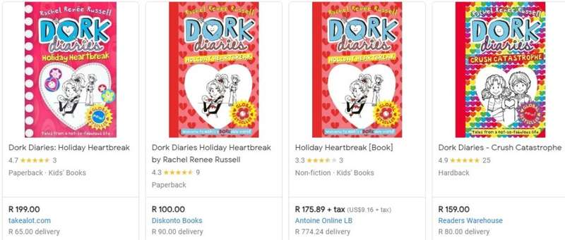 Dork Diaries Holiday Heartbreak paperback book girl teen teenager reading 346 pages